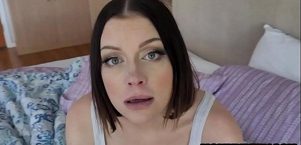  Step son blackmails mom to get blowjob and sex